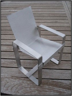 Conception de mobilier extérieur contemporain