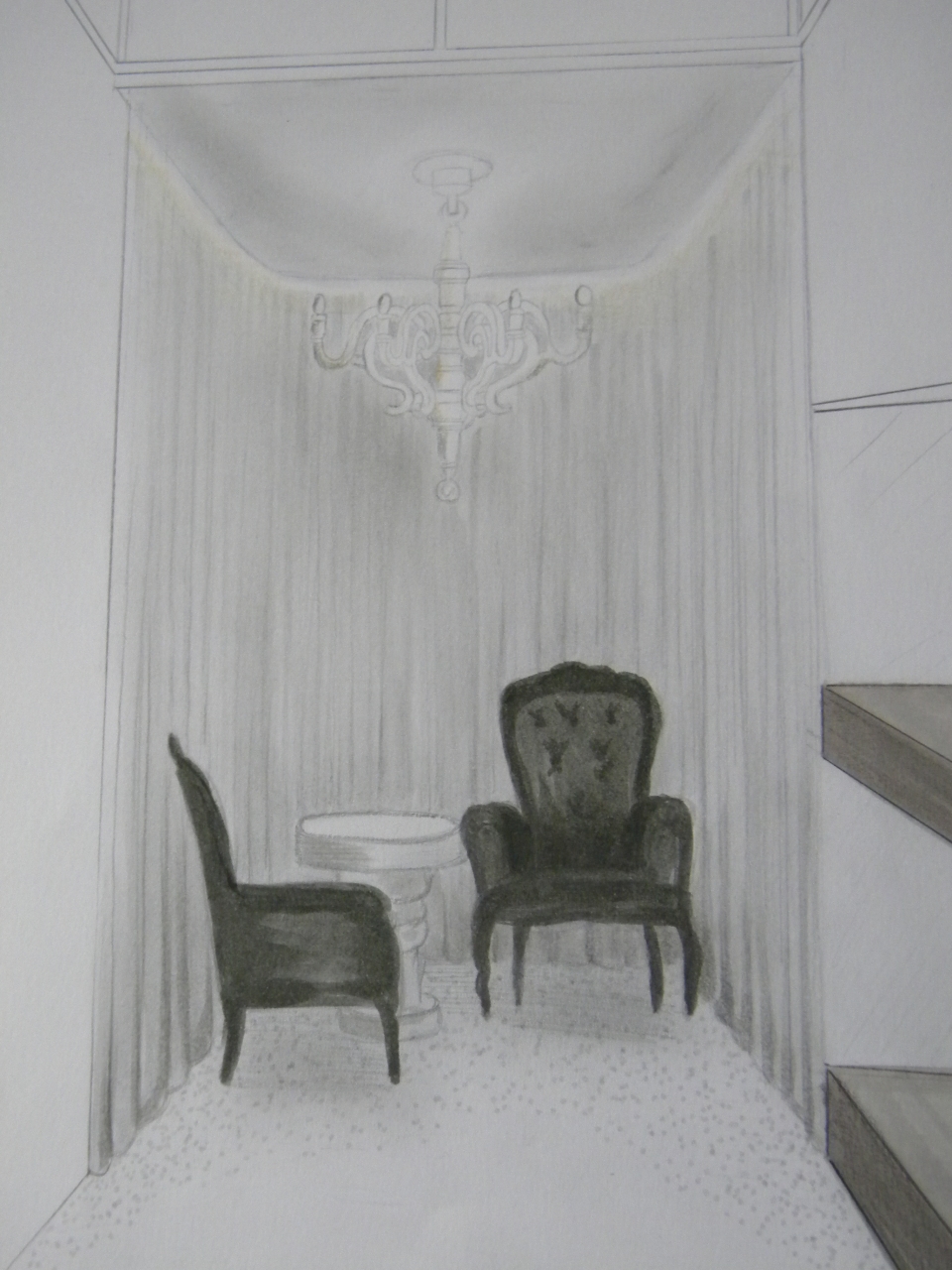 Architecture d'intérieur d'une boutique de prêt à porter