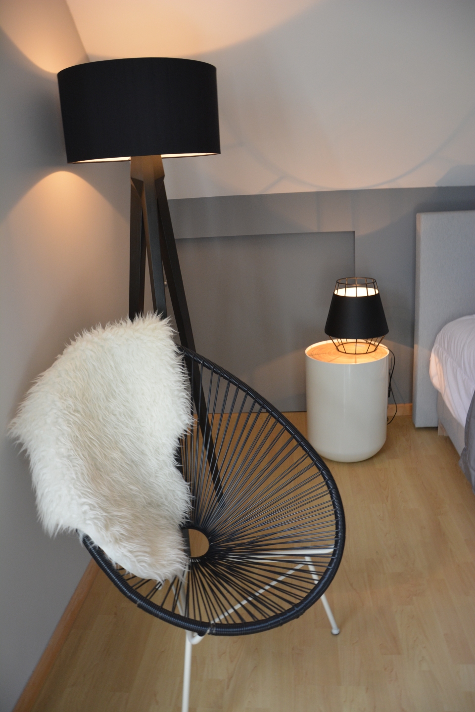 Réalisation du design d'une chambre parentale